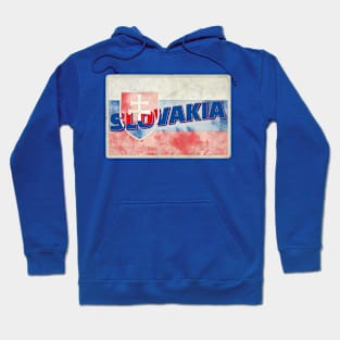 Slovakia Vintage style retro souvenir Hoodie